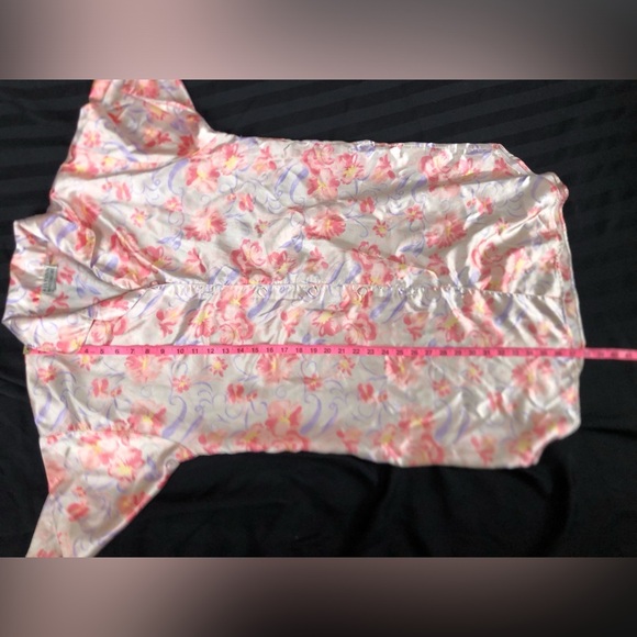 Vtg Floral Sleep Shirt - Picture 10 of 16